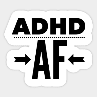 ADHD funny design Sticker